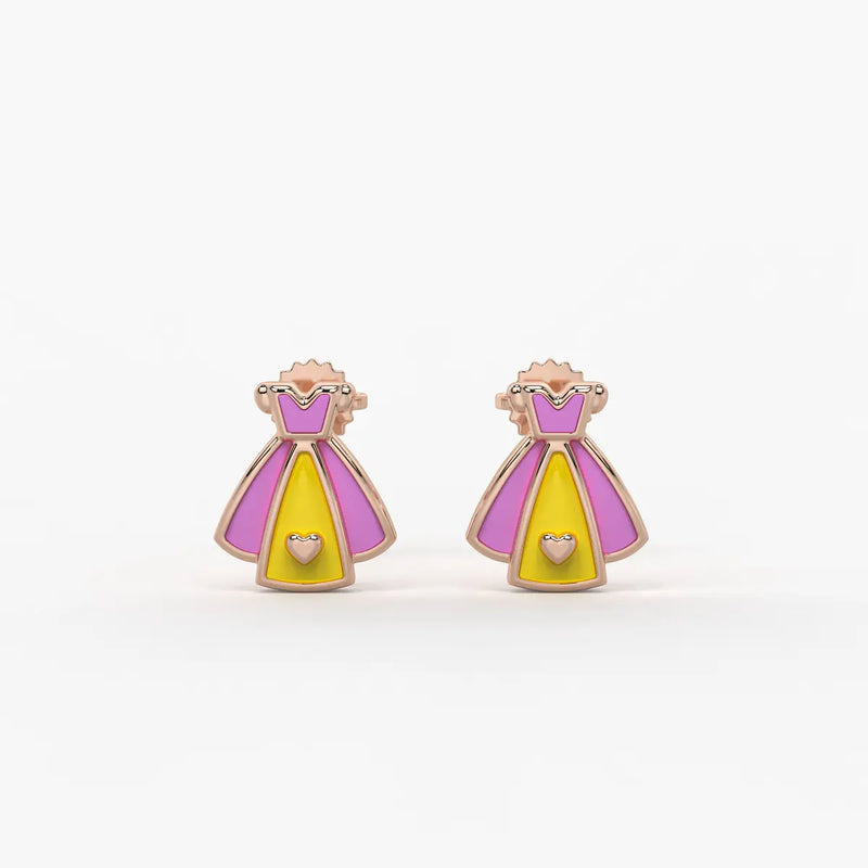 Sweetheart Princess Dress Earrings