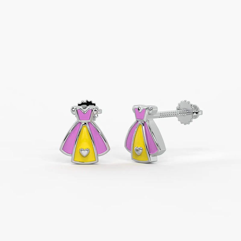 Sweetheart Princess Dress Earrings