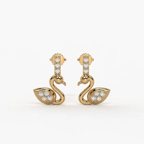 Cygnelle Serenique Swan Drop Earrings