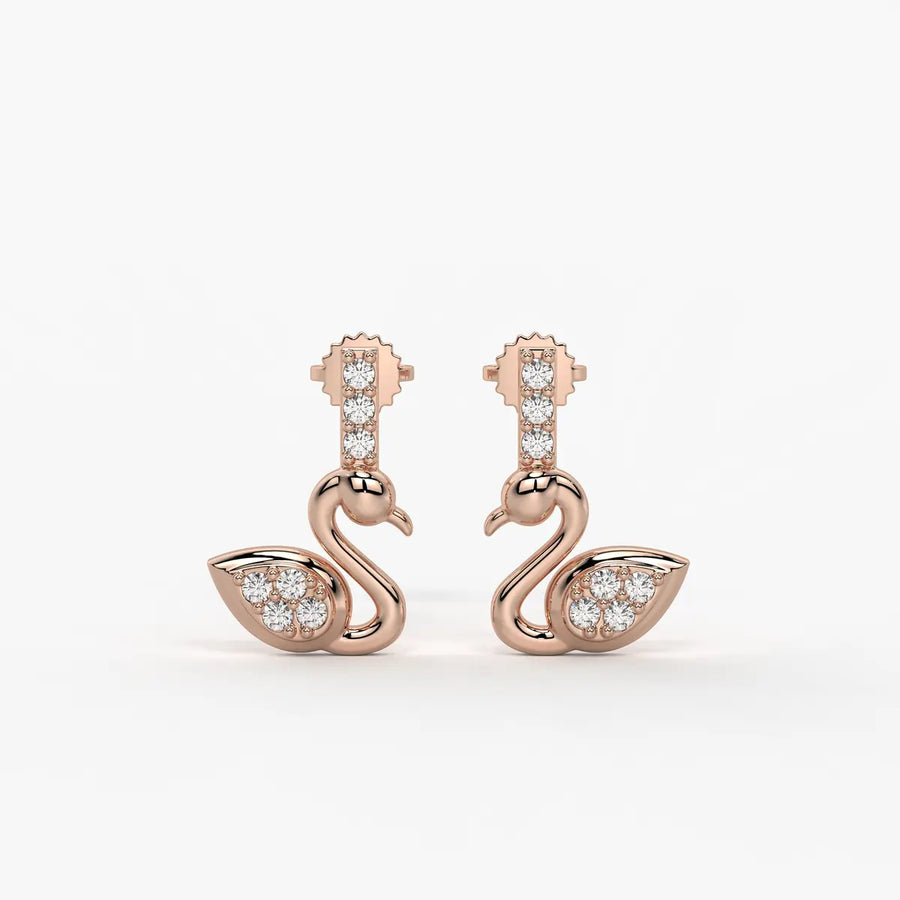 Cygnelle Serenique Swan Drop Earrings