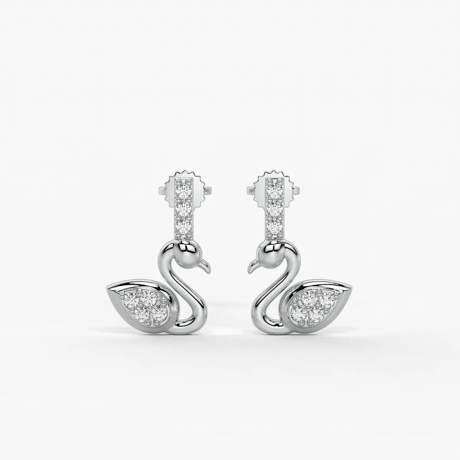 Cygnelle Serenique Swan Drop Earrings