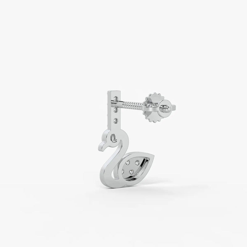 Cygnelle Serenique Swan Drop Earrings