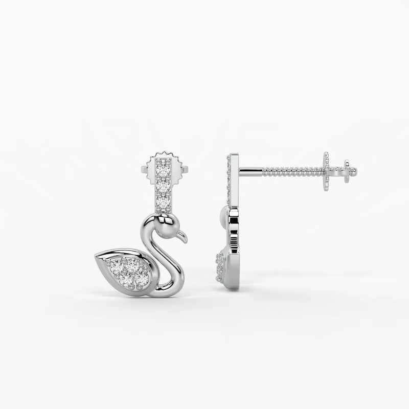 Cygnelle Serenique Swan Drop Earrings