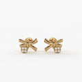 Zyvora Knotique Spark Stud Earrings