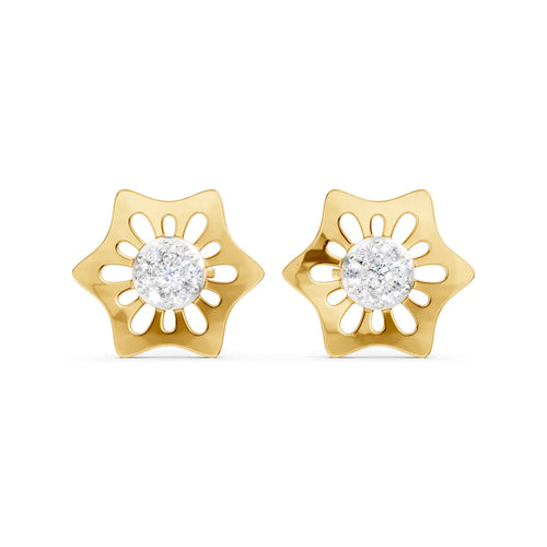 Floris Cluster Diamond Earrings