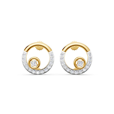 Tara Orbit Diamond Earrings