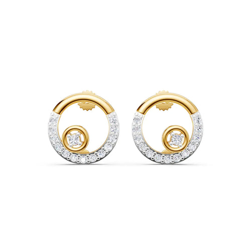 Tara Orbit Diamond Earrings