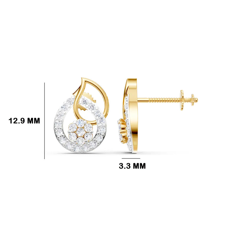 Inaya Blossom Diamond Earrings