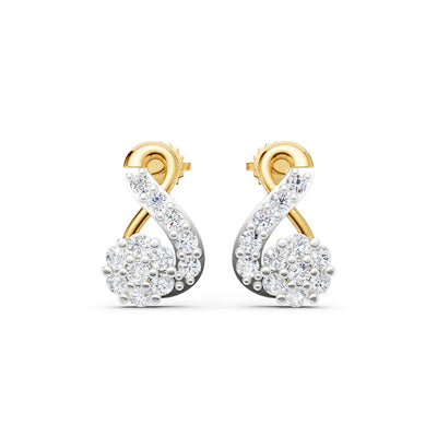 Alira Infinity Diamond Earrings