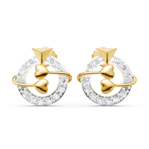 Astraea Heart Diamond Earrings