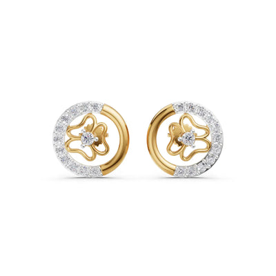 Lumina Floral Diamond Earrings