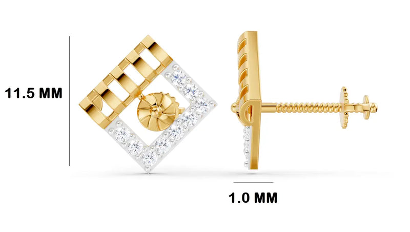 Virelune Floral Geometry Earrings