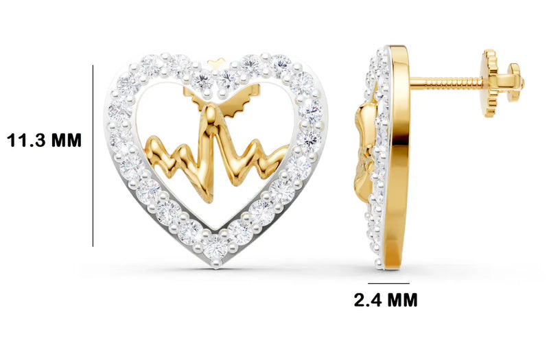 Loventra Heartbeat Earrings