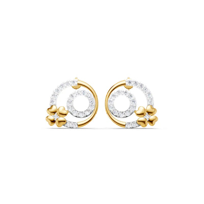 Orla Floral Diamond Earrings