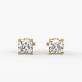 Lunessa Cushion Diamond Solitaire Stud Earrings