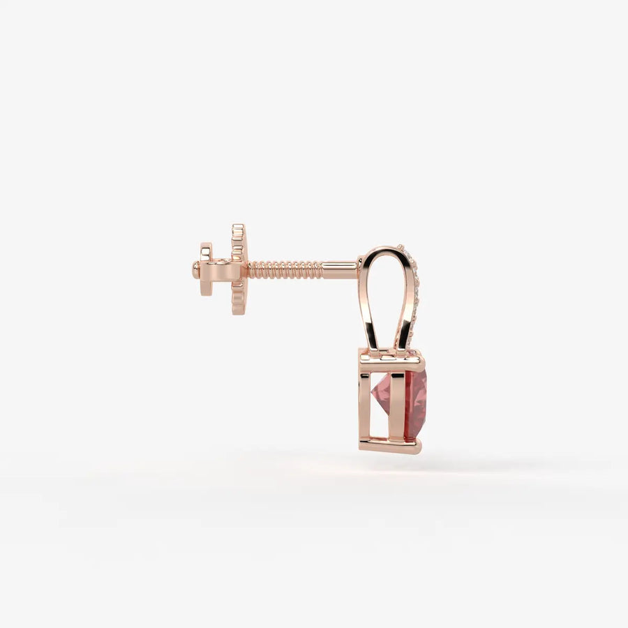 Elarique Sweetheart Dangle Earrings