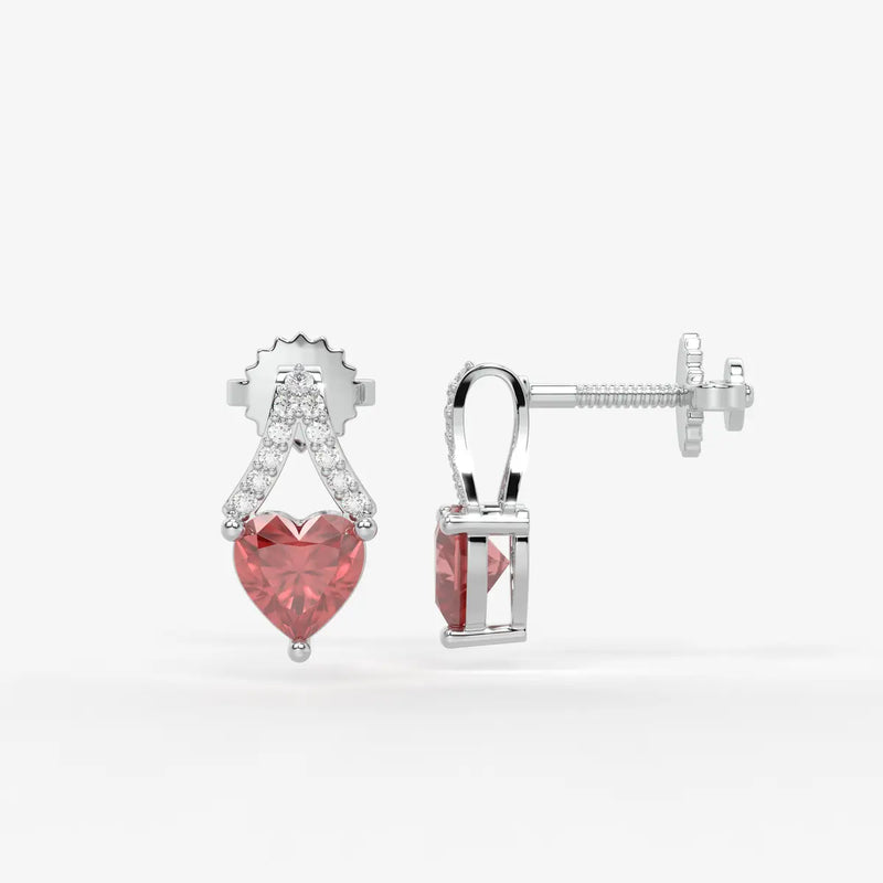 Elarique Sweetheart Dangle Earrings